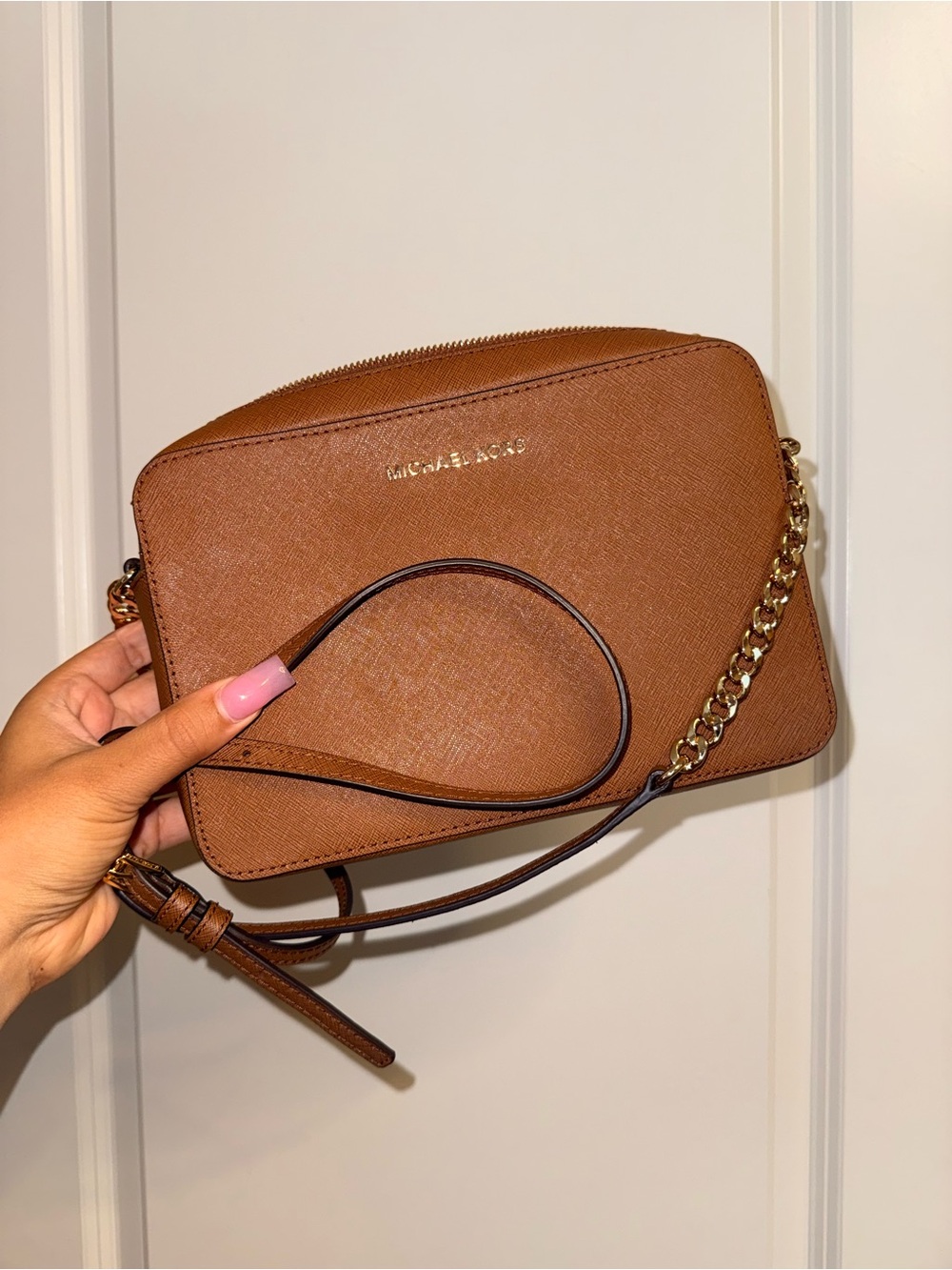 Cognac East West Michael kors Crossbody